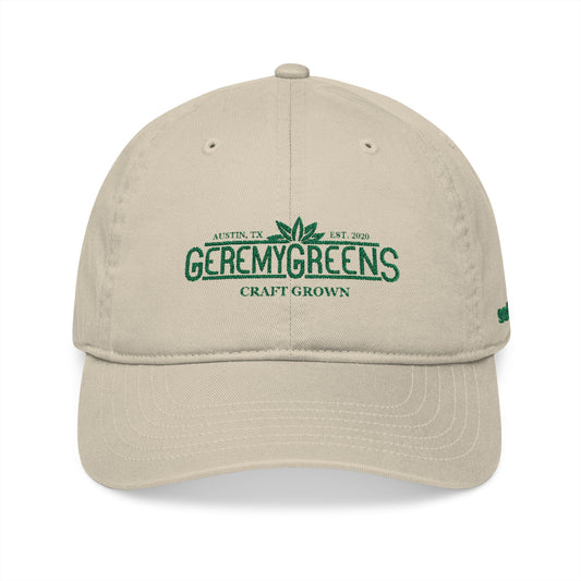 Organic Embroidered Baseball Cap